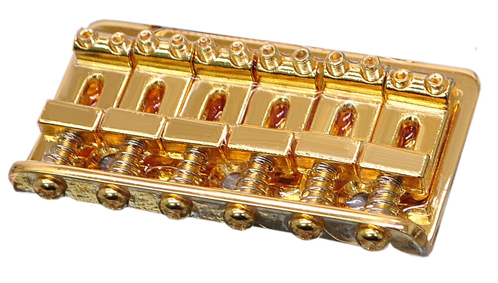 /SB-0100-002 Gold Non-Tremolo Bridge