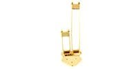 ALLPARTS Frequensator Style Trapeze Tailpiece Gold