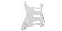 ALLPARTS PG-0552-055 White Pearloid Pickguard for Stratocaster