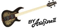 ARIAPROII SB-SW/QHC See-Through Black Burst