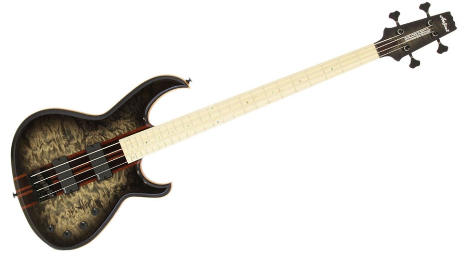 ARIAPROII/SB-SW/QHC See-Through Black Burst