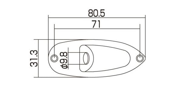 ALLPARTS / AP-0610-002 Gold Jackplate 画像2