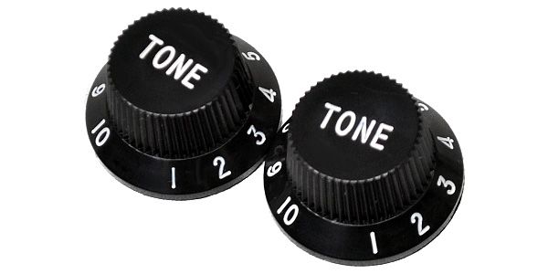 ALLPARTS JAPAN/SC KNOB TONE INCH BLK (2)