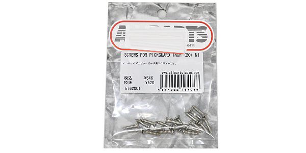 ALLPARTS JAPAN/Screws for Pickguard Inch(20) NI