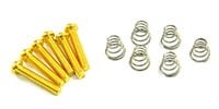 ALLPARTS JAPAN Screws for Single Coil inch w/SP GD(6)