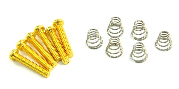 ALLPARTS JAPAN ( オールパーツジャパン )  / Screws for Single Coil inch w/SP GD(6)