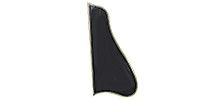 ALLPARTS JAPAN Bound L-5 Pickguard Black