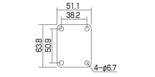 ALLPARTS ( オールパーツ )  / AP-0600-003 Black Neckplate 画像2