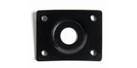 ALLPARTS AP-0637-003 Black Rectangular Jackplate