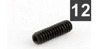 ALLPARTS GS-0002-003 Pack of 12 Black #4-40 Bridge Height Screws