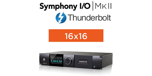 APOGEE/Symphony I/O MKII Thunderbolt Chassis with 16 x 16