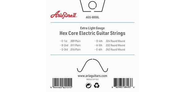 ARIA ( アリア )  / AGS-800C/XL Coated　エレキギター弦画像2