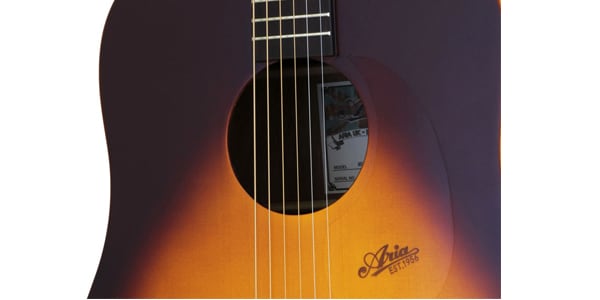 Aria アコースティックギター ARIA ( アリア ) MF-240 Tobacco Sunburst Matt 送料無料 | サウンドハウス