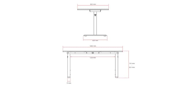 Arozzi ( アロッツィ )  / Arena Gaming Desk - WHITE PBK画像5
