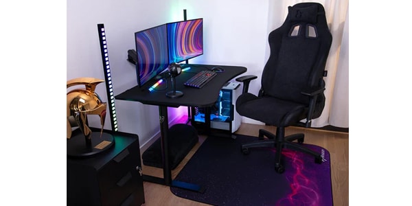 Arozzi / Arena Gaming Desk - Small - Pure Black画像8