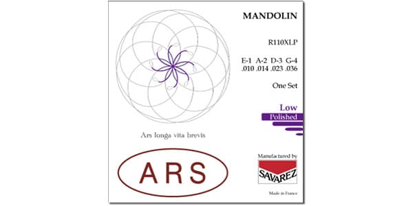 ARS ( アルス )  / アルス マンドリン弦 セット ローポリッシュ R110XLP