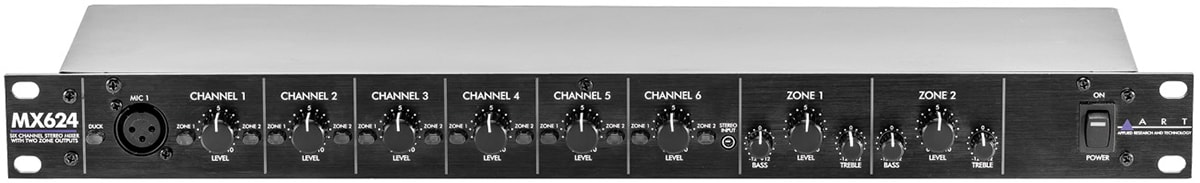 ART/MX624 6ch ステレオミキサー