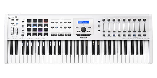 Arturia アートリア Keylab Mk2 61 White Version Midiキーボード 送料無料 サウンドハウス