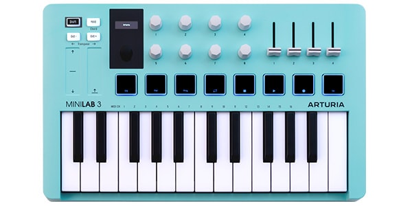 ARTURIA ( アートリア )  / MINILAB3 AQ アクアマリン 限定カラー MIDIキーボード