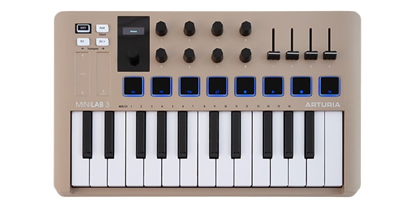 ARTURIA ( アートリア )  / MINILAB 3 CHAMPAGNE 限定カラー MIDIキーボード