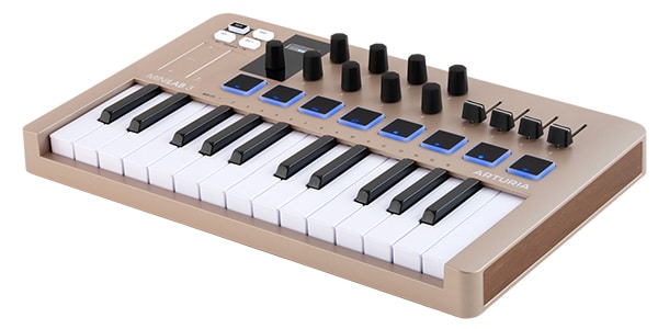 ARTURIA ( アートリア )  / MINILAB 3 CHAMPAGNE 限定カラー MIDIキーボード画像2