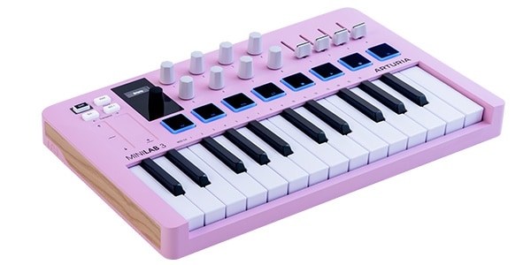 ARTURIA ( アートリア )  / MINILAB3 RQ ローズクオーツ 限定カラー MIDIキーボード画像3