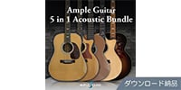 AMPLE SOUND AMPLE GUITAR 5 IN 1 ACOUSTIC BUNDLE　ダウンロード納品