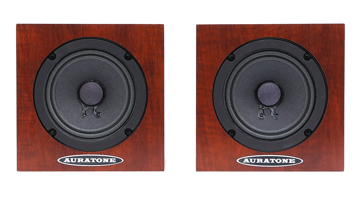 AURATONE/5C Super Sound Cube Pair woodgrain