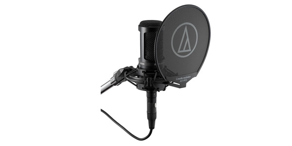 audio-technica. AT2020 ショックマウント ポップガード付属 www