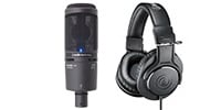 audio technica AT2020USB＋ATH-M20x レコーディング・配信セット