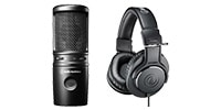 audio technica AT2020USB-X　ATH-M20x レコーディング・配信セット