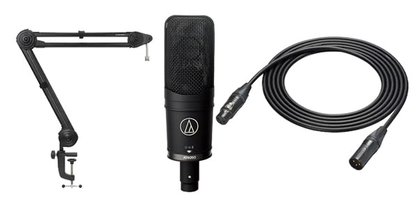 audio technica ( オーディオテクニカ ) AT4050 デスクアーム＋純正