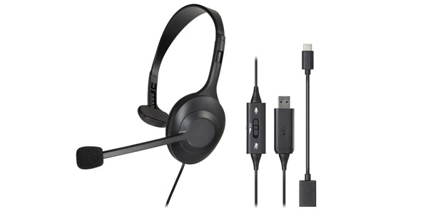 audio technica/ATH-101USB 片耳USBヘッドセット