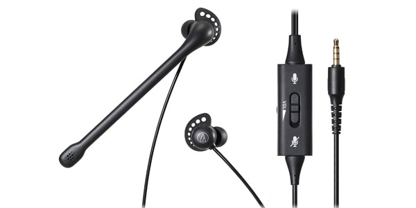 audio technica / ATH-202COM BK Inner Ear Headset画像2