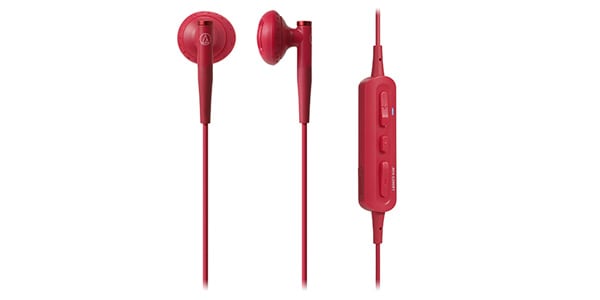 audio technica / ATH-C200BT RD Bluetooth earbud wireless earphones画像2