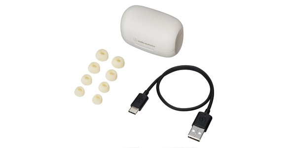 audio technica / ATH-CK1TW WH Complete Wireless Earphones画像4
