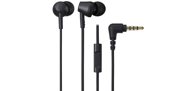 audio technica/ATH-CK350XiS BK カナル型イヤホン マイクリモコン付き