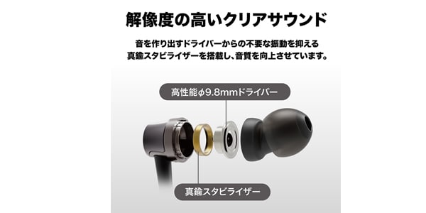 audio technica / ATH-CKD3Li BL Lightning headphones画像5
