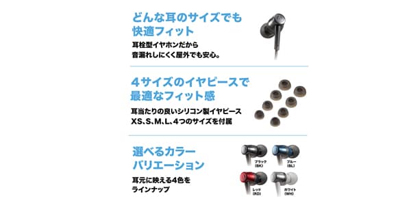 audio technica / ATH-CKD3Li BL Lightning headphones画像8