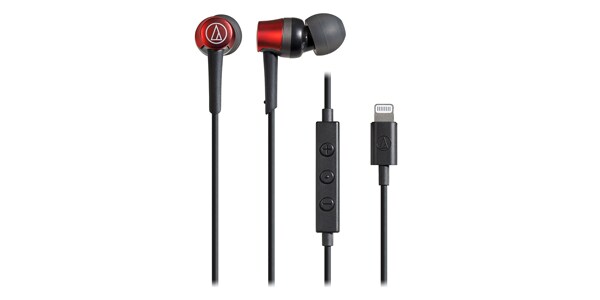 audio technica / ATH-CKD3Li RD Lightning headphones