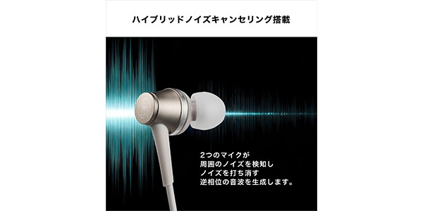 audio technica ( オーディオテクニカ )  / ATH-CKD7NC WH Type-C イヤホン画像5