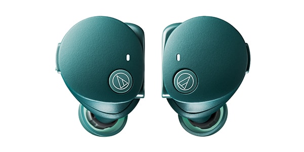 audio technica / ATH-CKS50TW2 GR Green Completely Wireless Earphones画像2