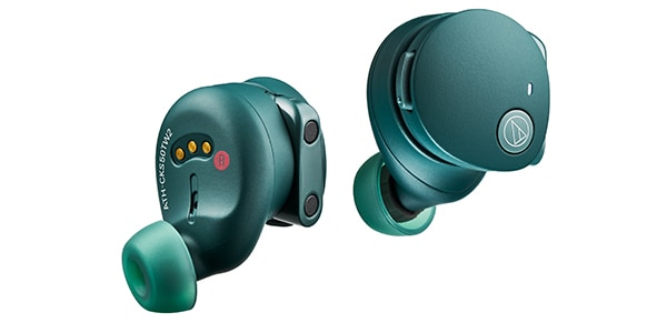 audio technica / ATH-CKS50TW2 GR Green Completely Wireless Earphones画像4