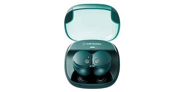 audio technica / ATH-CKS50TW2 GR Green Completely Wireless Earphones画像5