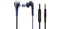 audio technica ATH-CKS550i BL ブルー イヤホン