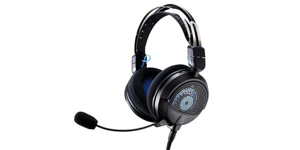 audio technica/ATH-GDL3 BK 開放型ゲーミングヘッドセット 開放型ゲーミング