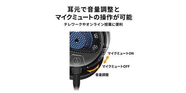 audio technica / ATH-GDL3 WH Open Back Gaming Headset画像8