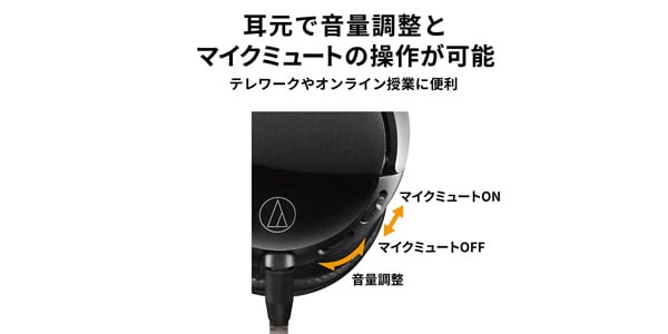 audio technica / ATH-GL3 BK Closed Gaming Headset画像8