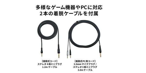 audio technica / ATH-GL3 BK Closed Gaming Headset画像9