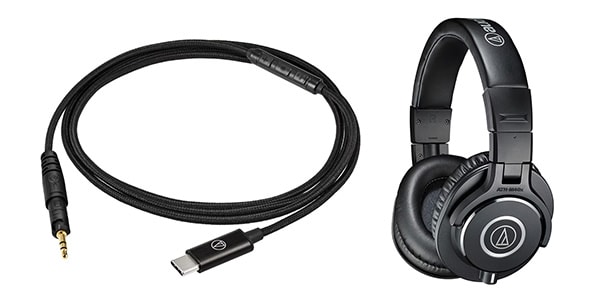 audio technica / ATH-M40x + AT-HC2C/1.2 USB Type-C Cable Set